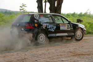 Chase Blakely / Mike Callaway VW GTI on SS5, Chainsaw Junction.