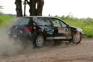 Chase Blakely / Mike Callaway VW GTI on SS5, Chainsaw Junction.