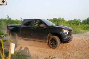 A Chevy Silverado sweeps SS5, Chainsaw Junction.