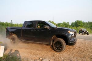 A Chevy Silverado sweeps SS5, Chainsaw Junction.