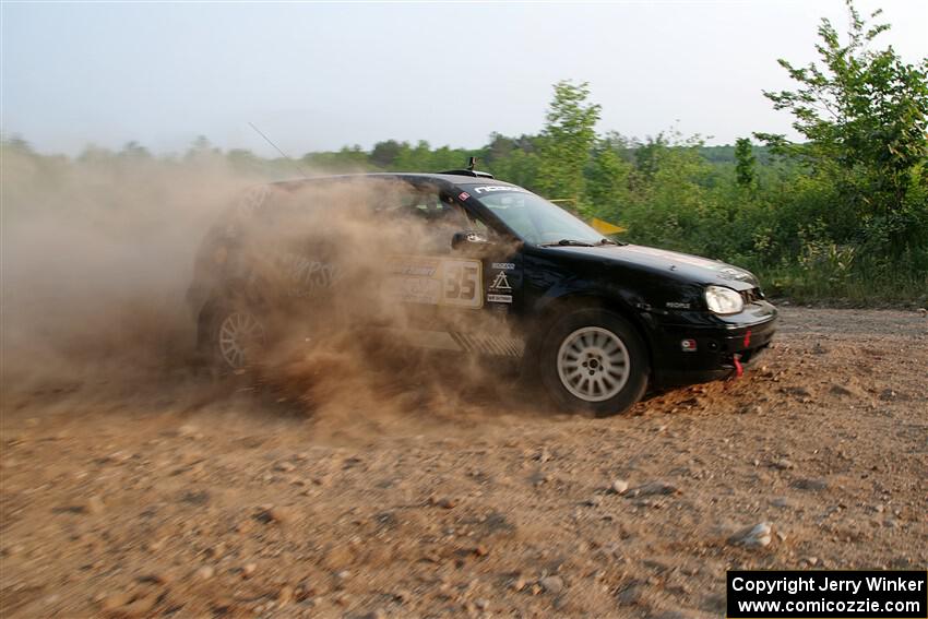 Chase Blakely / Mike Callaway VW GTI on SS5, Chainsaw Junction.