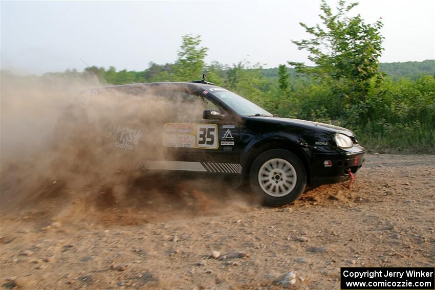 Chase Blakely / Mike Callaway VW GTI on SS5, Chainsaw Junction.