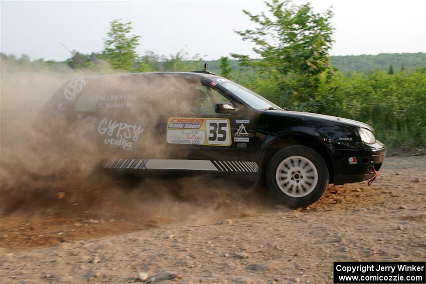 Chase Blakely / Mike Callaway VW GTI on SS5, Chainsaw Junction.