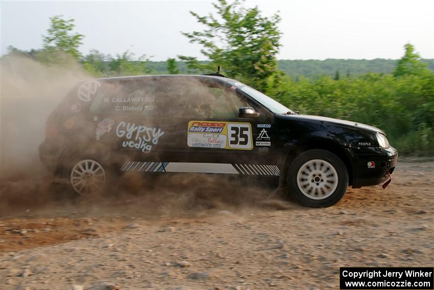 Chase Blakely / Mike Callaway VW GTI on SS5, Chainsaw Junction.