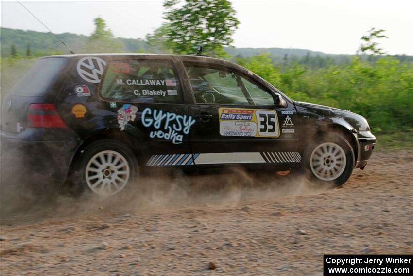 Chase Blakely / Mike Callaway VW GTI on SS5, Chainsaw Junction.