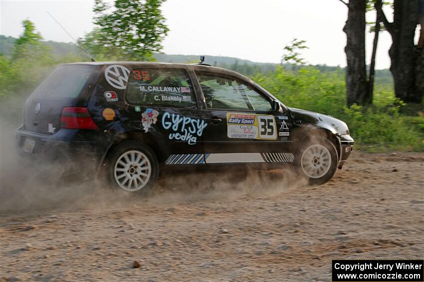 Chase Blakely / Mike Callaway VW GTI on SS5, Chainsaw Junction.