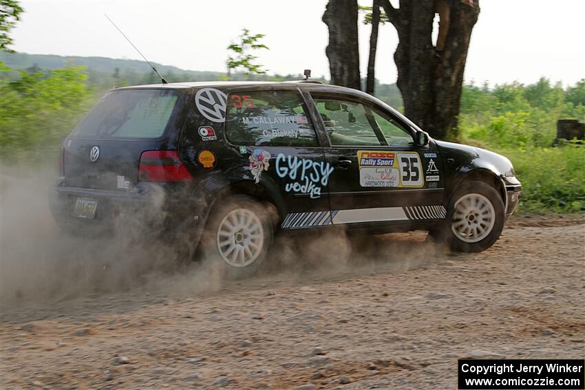 Chase Blakely / Mike Callaway VW GTI on SS5, Chainsaw Junction.