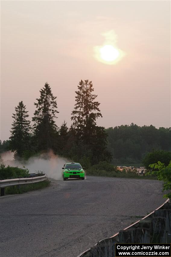 Mike Engle / Morgan Engle Subaru WRX STi on SS6, Camp 3 South.