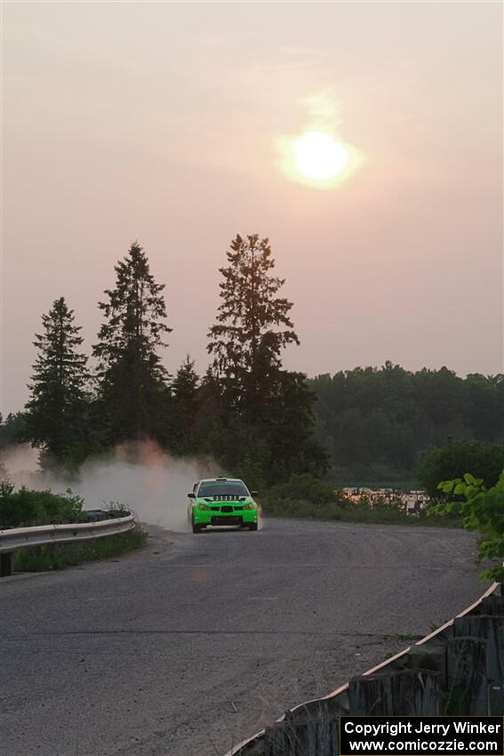 Mike Engle / Morgan Engle Subaru WRX STi on SS6, Camp 3 South.