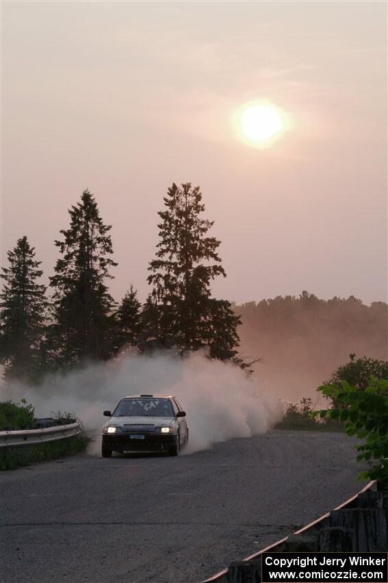 Nick Lyle / Kevin Dobrowolski Honda Civic Si on SS6, Camp 3 South.