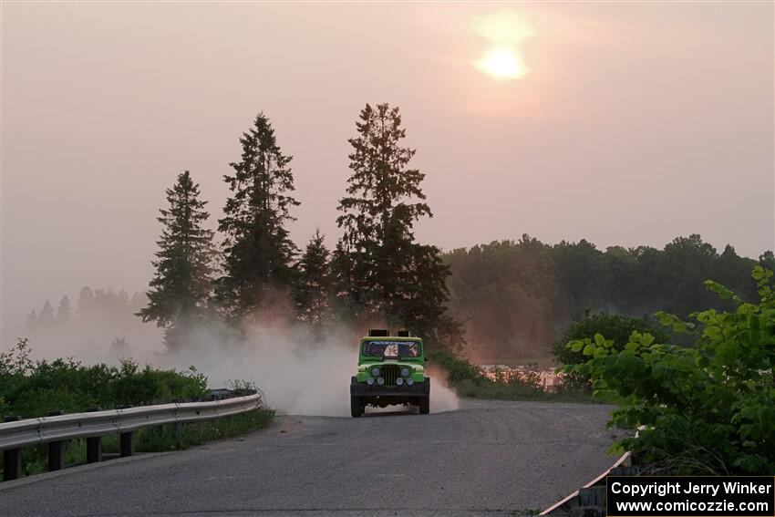 Mike Purzycki / Matt Wernette Jeep Scrambler on SS6, Camp 3 South.