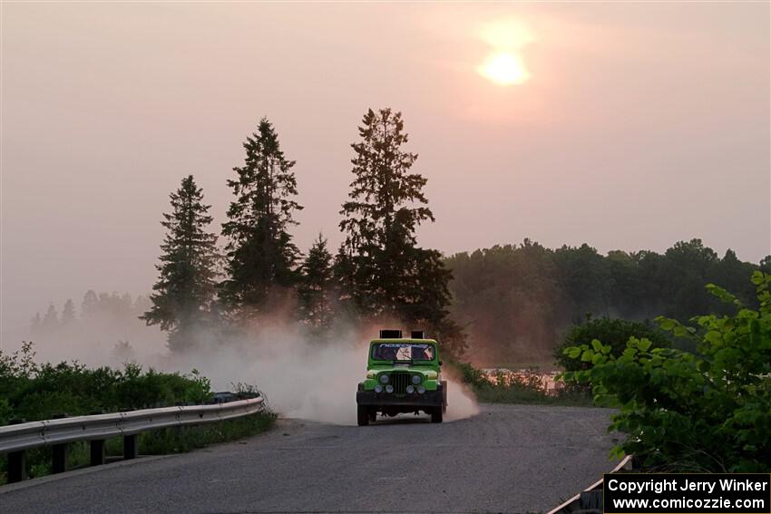 Mike Purzycki / Matt Wernette Jeep Scrambler on SS6, Camp 3 South.