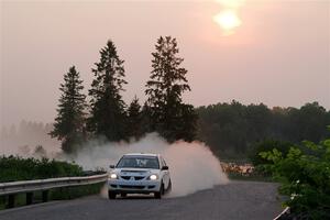 Andrew Bockheim / Salvatore LoPresti Mitsubishi Lancer on SS6, Camp 3 South.