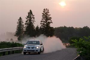 Andrew Bockheim / Salvatore LoPresti Mitsubishi Lancer on SS6, Camp 3 South.