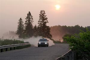 Dexter Clark / Jon McCallie Nissan Sentra SE-R on SS6, Camp 3 South.