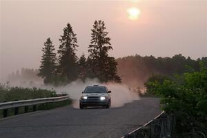 Dexter Clark / Jon McCallie Nissan Sentra SE-R on SS6, Camp 3 South.