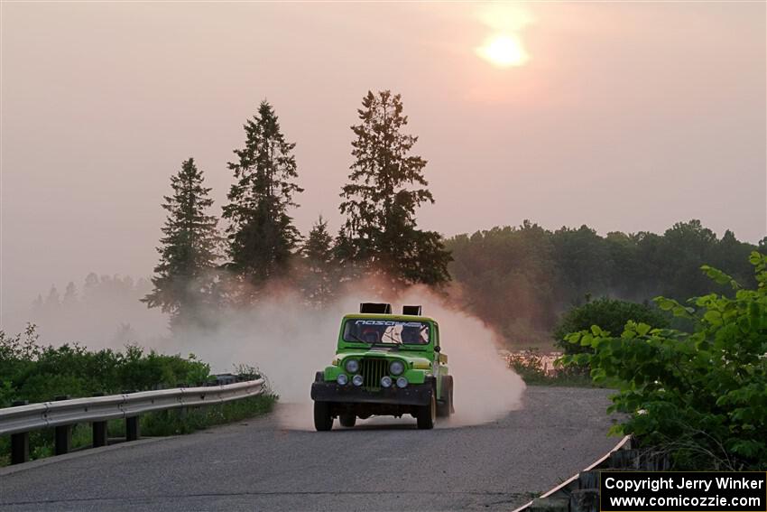 Mike Purzycki / Matt Wernette Jeep Scrambler on SS6, Camp 3 South.