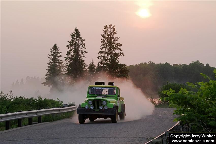 Mike Purzycki / Matt Wernette Jeep Scrambler on SS6, Camp 3 South.