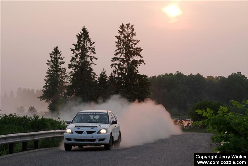 Andrew Bockheim / Salvatore LoPresti Mitsubishi Lancer on SS6, Camp 3 South.