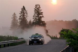 Matt James / Jackie James Subaru Impreza on SS6, Camp 3 South.