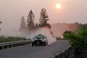 Matt James / Jackie James Subaru Impreza on SS6, Camp 3 South.