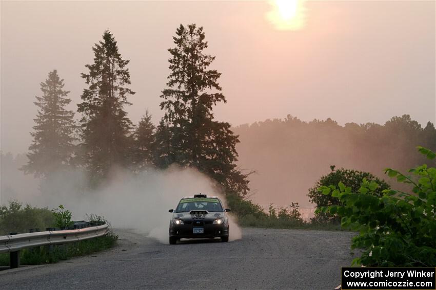 Matt James / Jackie James Subaru Impreza on SS6, Camp 3 South.