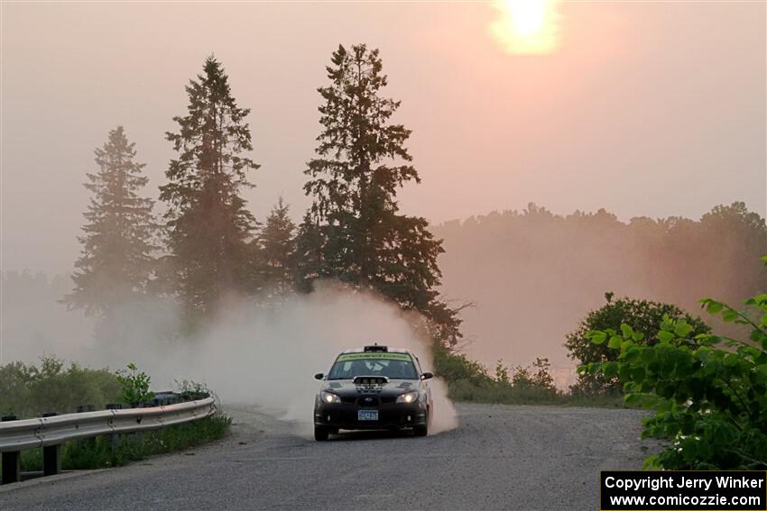 Matt James / Jackie James Subaru Impreza on SS6, Camp 3 South.