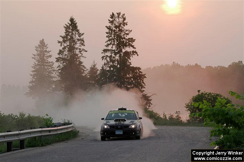 Matt James / Jackie James Subaru Impreza on SS6, Camp 3 South.