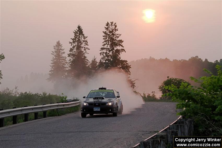 Matt James / Jackie James Subaru Impreza on SS6, Camp 3 South.