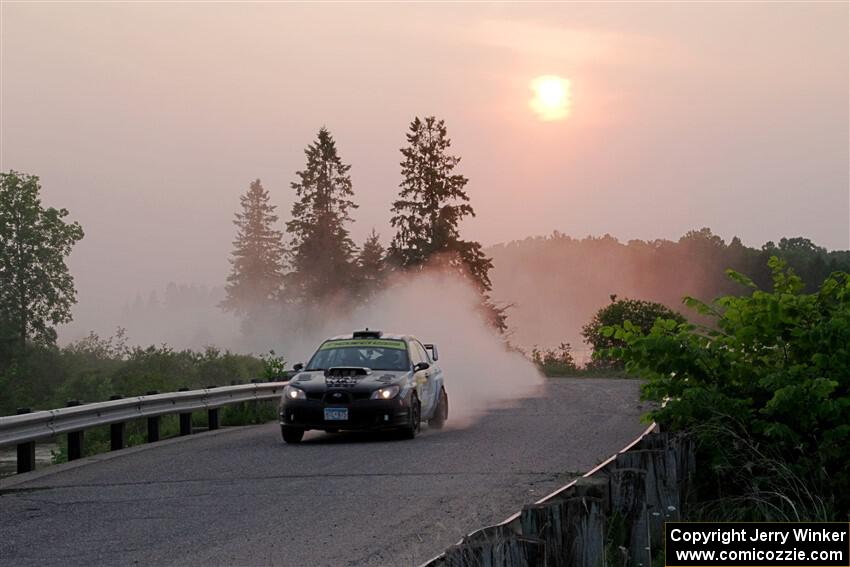 Matt James / Jackie James Subaru Impreza on SS6, Camp 3 South.