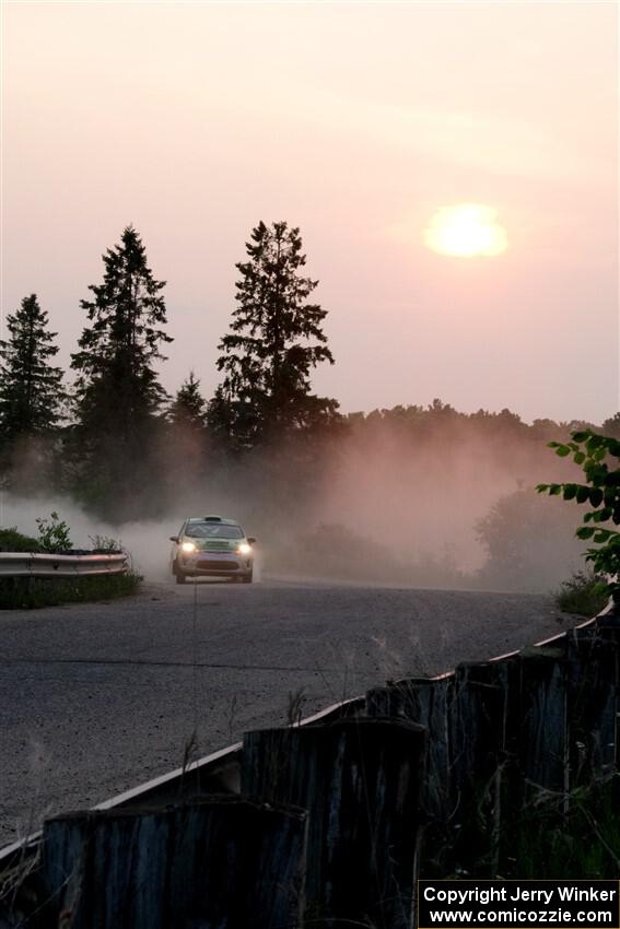 Eric Dieterich / Cherese Wyatt Ford Fiesta on SS6, Camp 3 South.