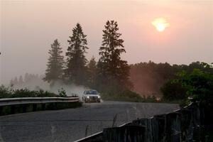 Heath Shively / Elena Huizar BMW 325i on SS6, Camp 3 South.