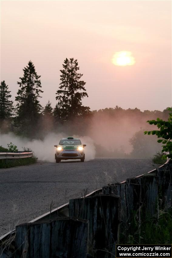 Eric Dieterich / Cherese Wyatt Ford Fiesta on SS6, Camp 3 South.