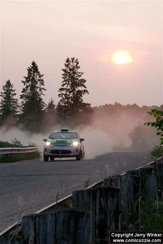 Eric Dieterich / Cherese Wyatt Ford Fiesta on SS6, Camp 3 South.