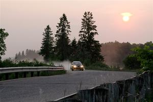 Katie Gingras / Steve Gingras Subaru Impreza on SS6, Camp 3 South.