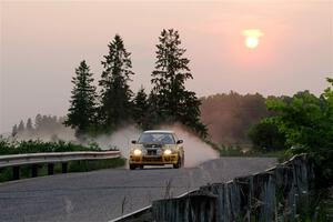 Katie Gingras / Steve Gingras Subaru Impreza on SS6, Camp 3 South.