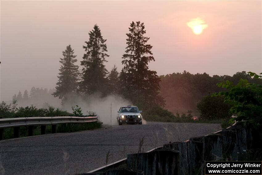 Heath Shively / Elena Huizar BMW 325i on SS6, Camp 3 South.