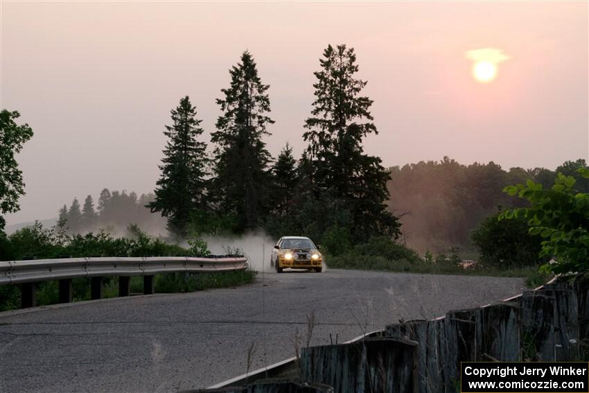 Katie Gingras / Steve Gingras Subaru Impreza on SS6, Camp 3 South.