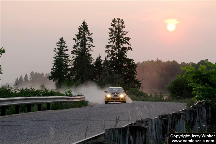 Katie Gingras / Steve Gingras Subaru Impreza on SS6, Camp 3 South.