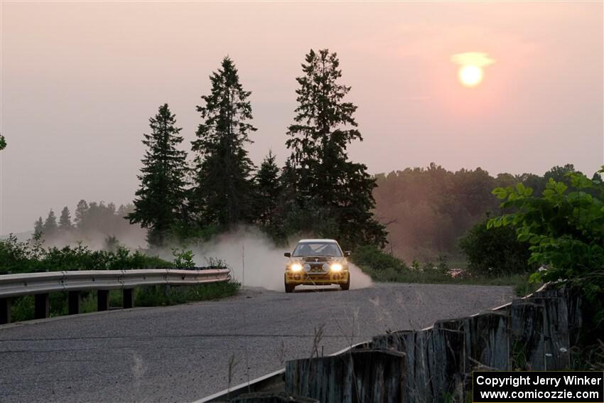 Katie Gingras / Steve Gingras Subaru Impreza on SS6, Camp 3 South.