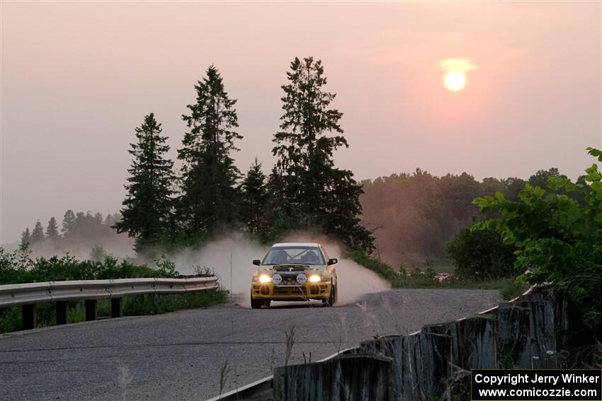 Katie Gingras / Steve Gingras Subaru Impreza on SS6, Camp 3 South.