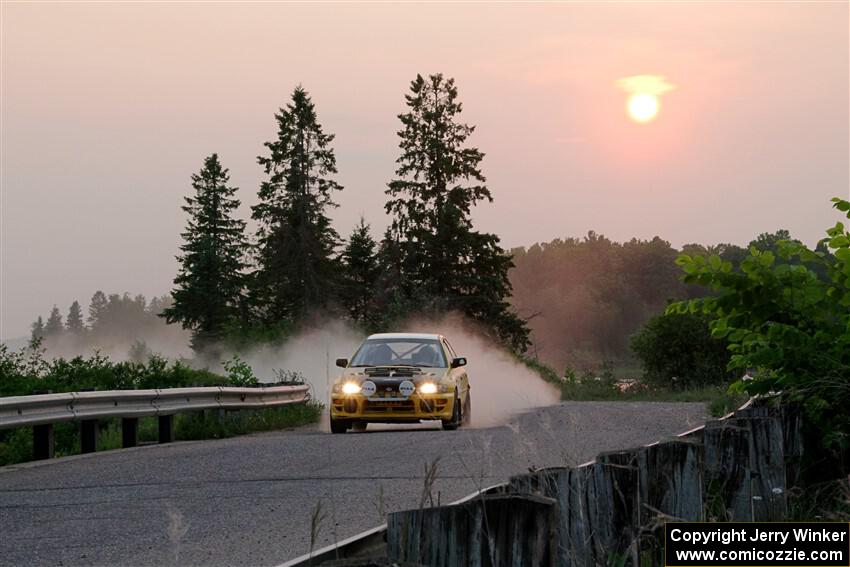 Katie Gingras / Steve Gingras Subaru Impreza on SS6, Camp 3 South.