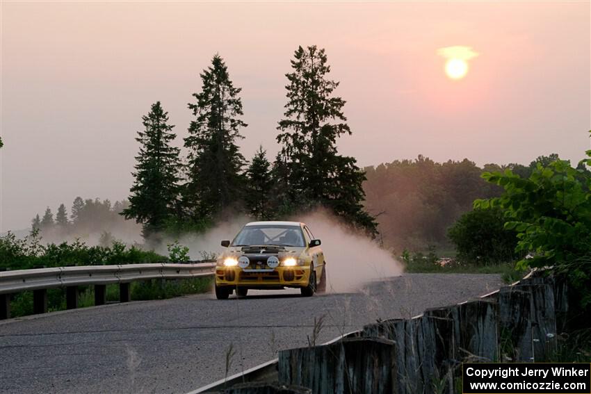 Katie Gingras / Steve Gingras Subaru Impreza on SS6, Camp 3 South.