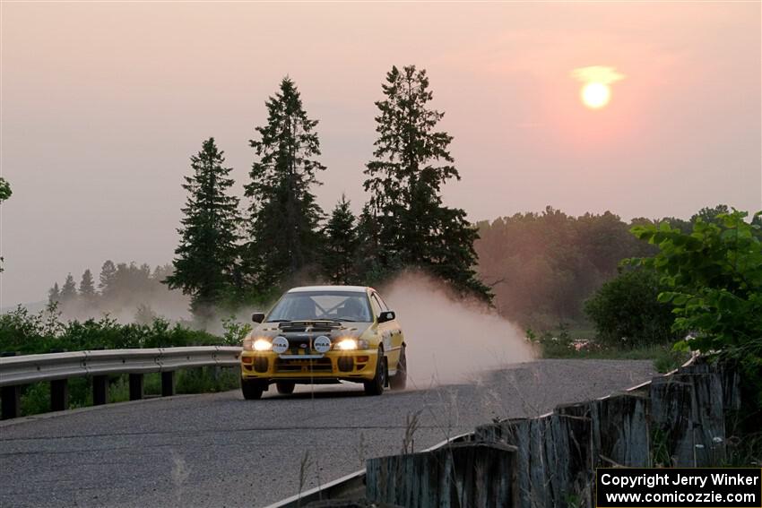 Katie Gingras / Steve Gingras Subaru Impreza on SS6, Camp 3 South.