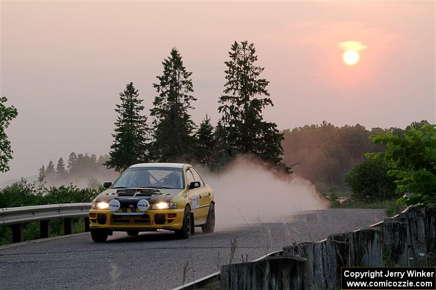 Katie Gingras / Steve Gingras Subaru Impreza on SS6, Camp 3 South.