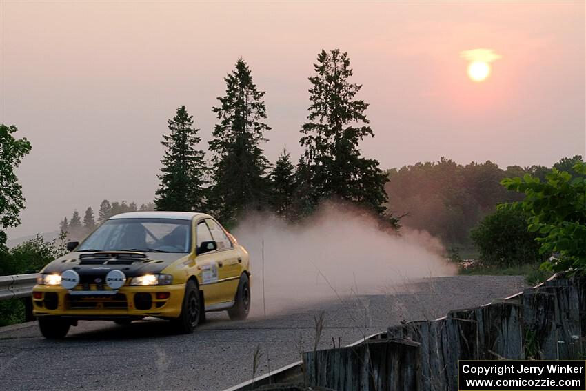 Katie Gingras / Steve Gingras Subaru Impreza on SS6, Camp 3 South.