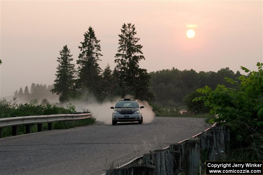 Srikanth Nayini / Otis Lee Miller Ford Focus SVT on SS6, Camp 3 South.