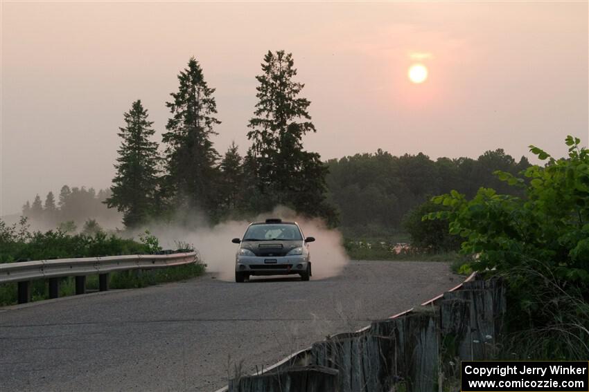 Srikanth Nayini / Otis Lee Miller Ford Focus SVT on SS6, Camp 3 South.