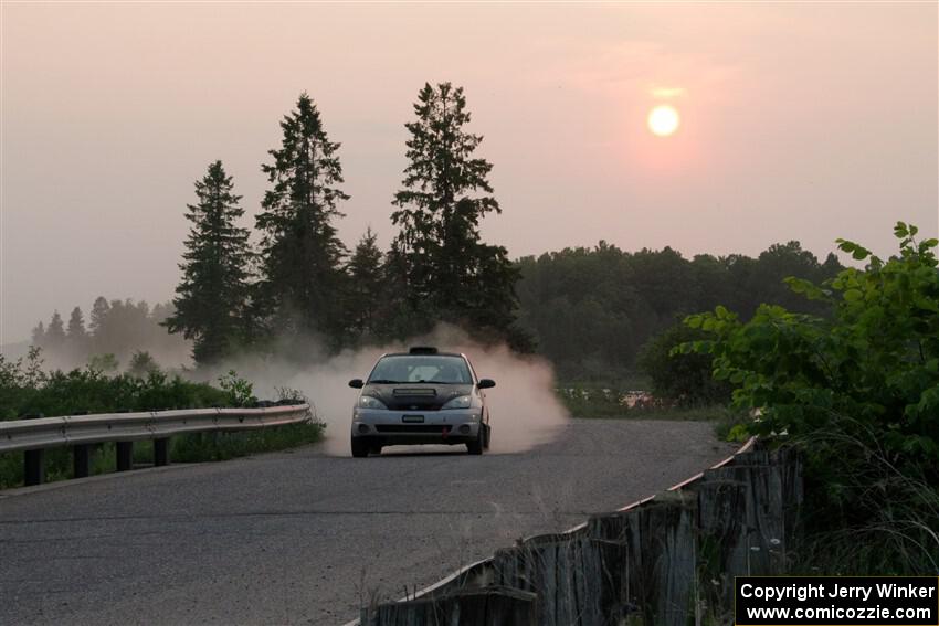 Srikanth Nayini / Otis Lee Miller Ford Focus SVT on SS6, Camp 3 South.