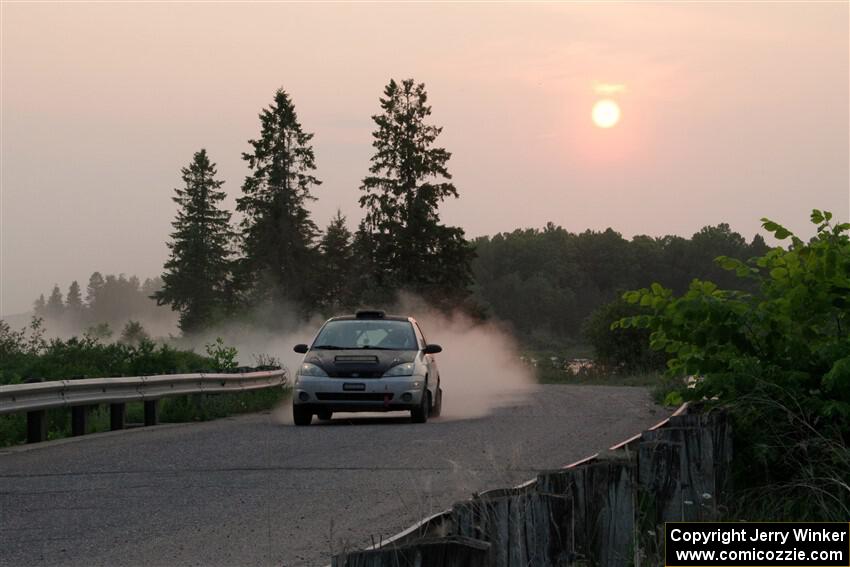 Srikanth Nayini / Otis Lee Miller Ford Focus SVT on SS6, Camp 3 South.